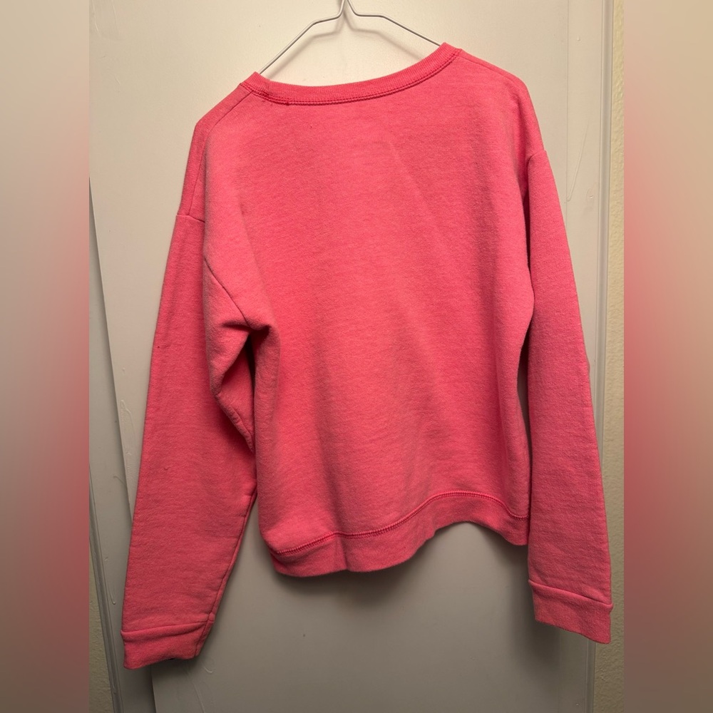 Hanes Early 2000’s ComfortBlend Bright Pink Sweatshirt - Picture 2 of 4
